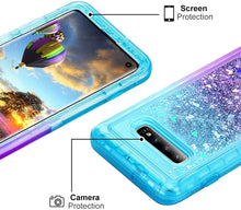 Load image into Gallery viewer, Samsung Galaxy S10 Liquid Glitter Gradient Shockproof Case
