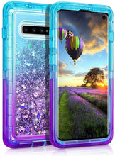 Load image into Gallery viewer, Samsung Galaxy S10 Liquid Glitter Gradient Shockproof Case
