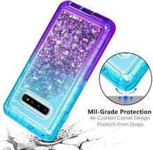 Load image into Gallery viewer, Samsung Galaxy S10 Liquid Glitter Gradient Shockproof Case
