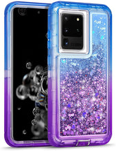 Load image into Gallery viewer, Samsung Galaxy S20 Ultra Liquid Glitter Gradient Shockproof Case
