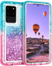 Load image into Gallery viewer, Samsung Galaxy S20 Ultra Liquid Glitter Gradient Shockproof Case
