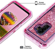 Load image into Gallery viewer, Samsung Galaxy S9 Plus Liquid Glitter Shockproof Case
