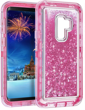 Load image into Gallery viewer, Samsung Galaxy S9 Plus Liquid Glitter Shockproof Case
