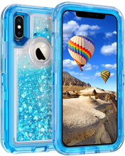 Load image into Gallery viewer, iPhone XS Max Liquid Glitter Shockproof Case
