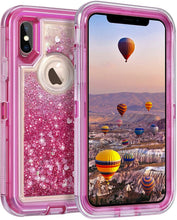Load image into Gallery viewer, iPhone XS Max Liquid Glitter Shockproof Case
