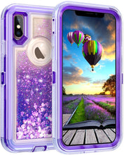 Load image into Gallery viewer, iPhone XS Max Liquid Glitter Shockproof Case

