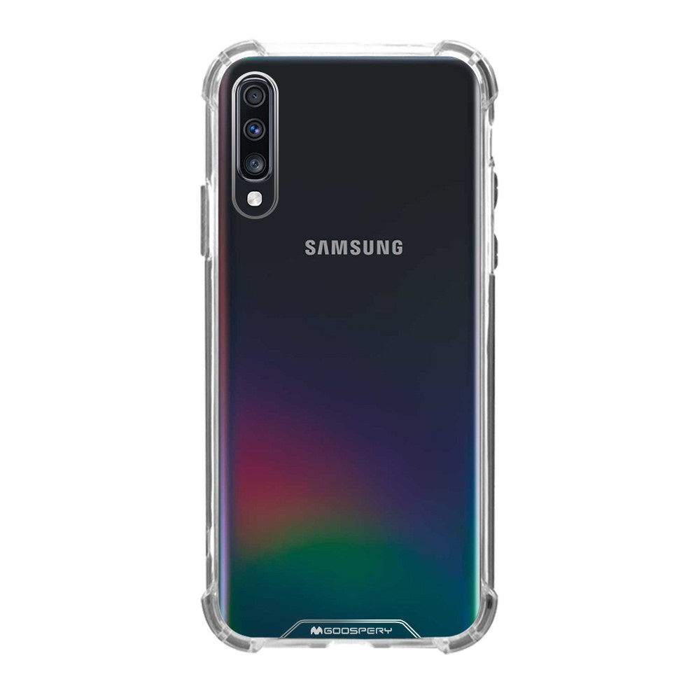 Samsung Galaxy A70 SUPER PROTECT Clear ShockProof Case - Mercury Goospery