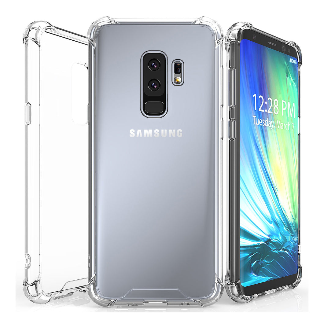 Samsung Galaxy S9+ (Plus) SUPER PROTECT Clear ShockProof Case - Mercury Goospery