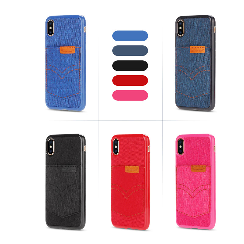 Samsung Galaxy Note 8 Hanman Sail Cardholder Denim Back Case