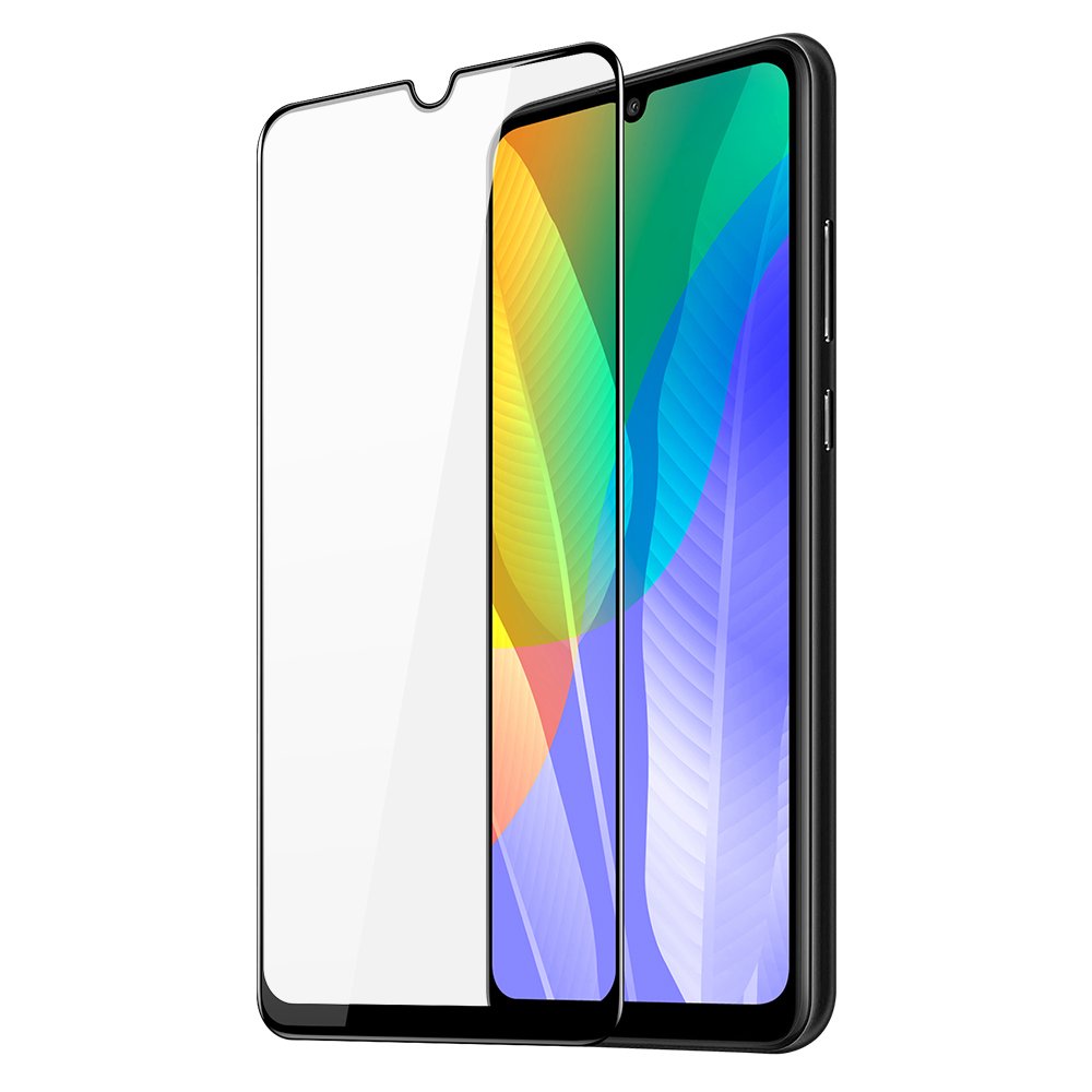 Huawei Y6p Full Glue Coverage 9H Tempered Glass Screen Protector