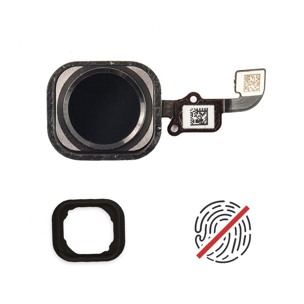 Home Button Flex Cable with Bracket for iPhone 6 Plus - Silver