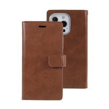 Load image into Gallery viewer, Mercury Mansoor Diary Cover Case for iPhone 14 Pro - 9 Card Pockets
