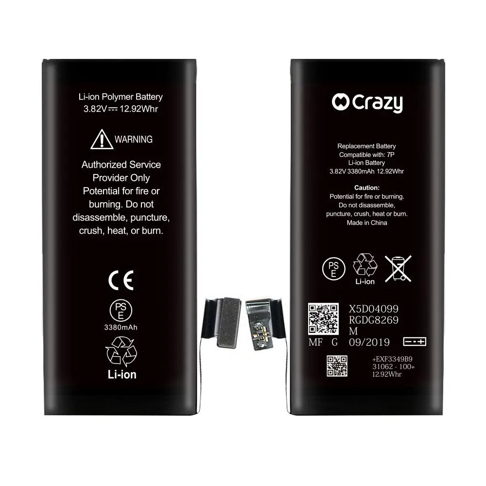 iPhone 7 Plus Replacement Battery with Adhesive Strips 3380mAh
