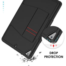 Load image into Gallery viewer, iPad 7 (10.2") Card-Holder Full Body Protection Flip Case - Black
