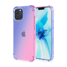 Load image into Gallery viewer, iPhone 12 Pro Max Transparent Gradient Rainbow Shockproof Case
