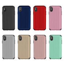 Load image into Gallery viewer, iPhone X / XS Metal Luggage Style Case
