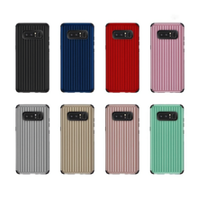 Load image into Gallery viewer, Samsung Galaxy S8 Plus Metal Luggage Style Case
