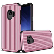 Load image into Gallery viewer, Samsung Galaxy S9 Plus Metal Luggage Style Case
