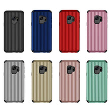 Load image into Gallery viewer, Samsung Galaxy S9 Plus Metal Luggage Style Case
