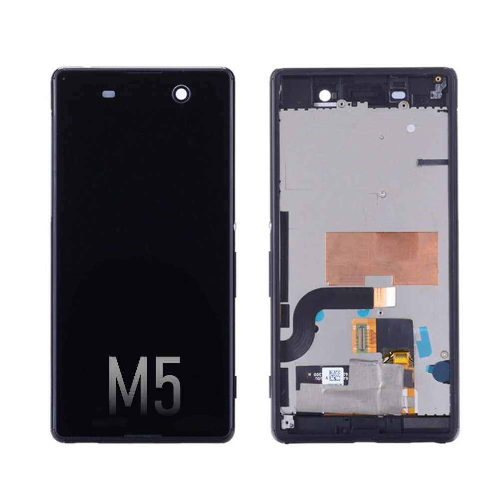 LCD Assembly with Frame for Sony Xperia M5 E5603 E5606 E5653 - Black
