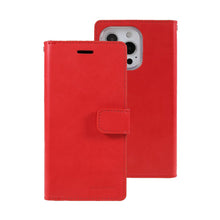 Load image into Gallery viewer, Mercury Mansoor Diary Cover Case for iPhone 14 Pro - 9 Card Pockets
