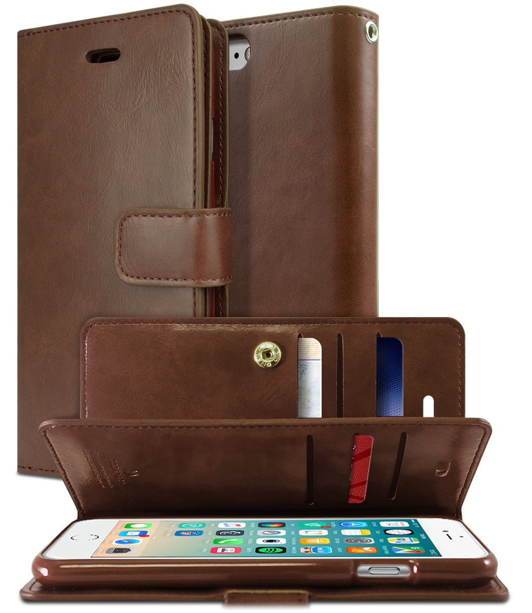 iPhone 6 Plus / 6s Plus Mercury Goospery Mansoor Diary Wallet Case