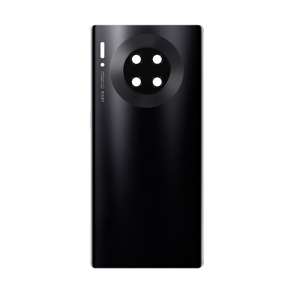 Rear Cover Glass with Camera Lens for Huawei Mate 30 Pro - Black