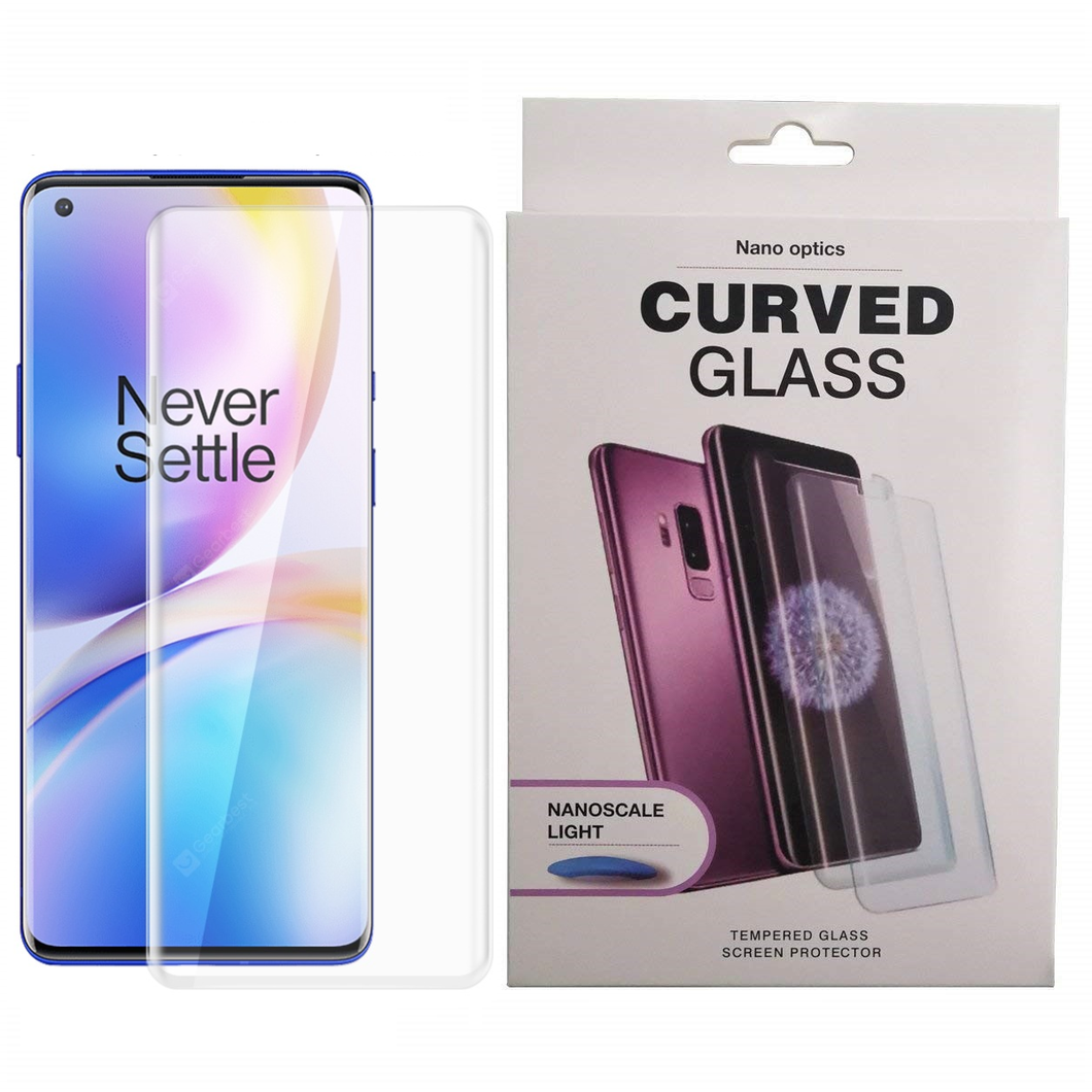 OnePlus 8 Pro Nano Optics UV Curved Tempered Glass Screen Protector