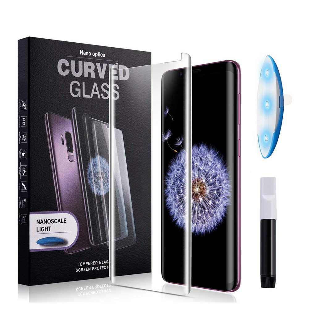 Samsung Galaxy S9 UV Glue Tempered Glass Screen Protector - Nano Optics