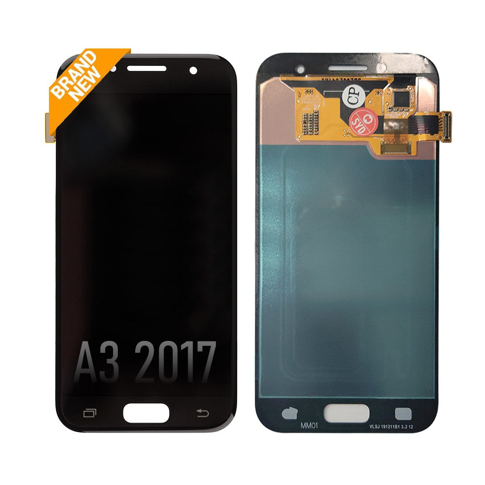 Samsung Galaxy A3 (2017) A320F OLED Screen Digitizer Replacement (Brand New) - Black
