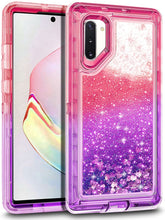 Load image into Gallery viewer, Samsung Galaxy S10 Liquid Glitter Gradient Shockproof Case
