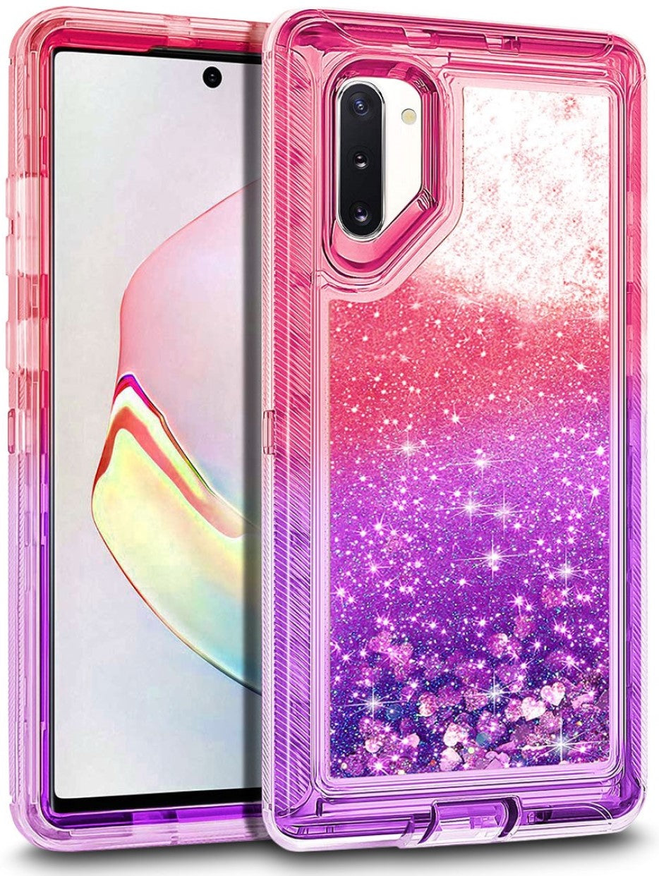 Samsung Galaxy S10 Liquid Glitter Gradient Shockproof Case