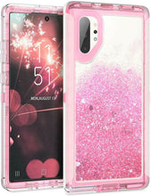 Load image into Gallery viewer, Samsung Galaxy Note 10 Plus Liquid Glitter Shockproof Case
