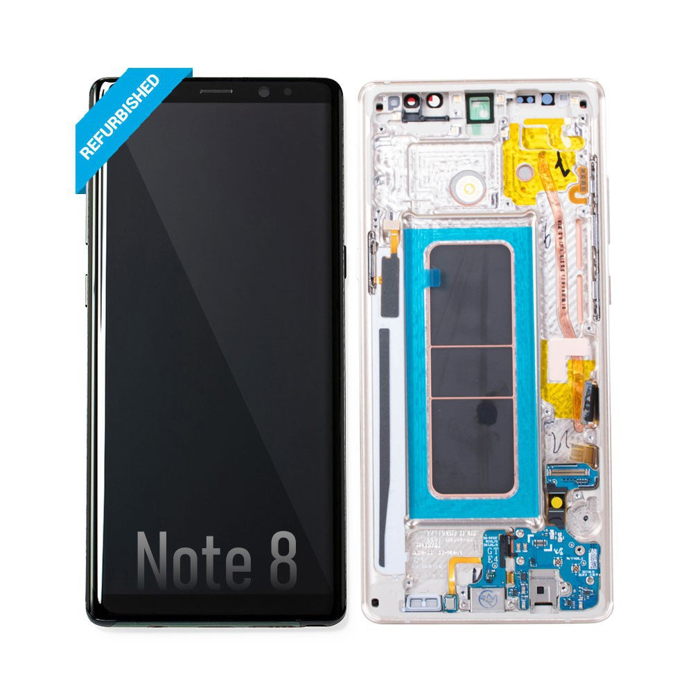 Samsung Galaxy Note 8 OLED Screen Digitizer with Frame (Refurbished) N950F - Ocean Blue