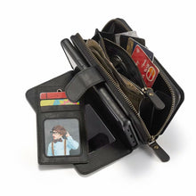 Load image into Gallery viewer, Samsung Galaxy Note 9 BRG Leather Purse 12 Card-Slot Detachable Case
