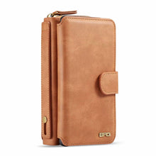 Load image into Gallery viewer, Samsung Galaxy Note 9 BRG Leather Purse 12 Card-Slot Detachable Case
