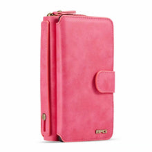 Load image into Gallery viewer, Samsung Galaxy Note 9 BRG Leather Purse 12 Card-Slot Detachable Case
