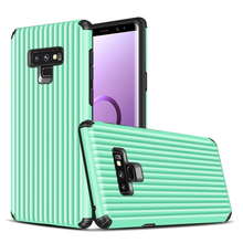 Load image into Gallery viewer, Samsung Galaxy Note 9 Metal Luggage Style Case
