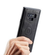 Load image into Gallery viewer, Samsung Galaxy Note 9 BRG Leather Wallet 2 Card-Slot Detachable Case

