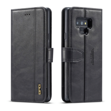 Load image into Gallery viewer, Samsung Galaxy Note 9 BRG Leather Wallet 2 Card-Slot Detachable Case

