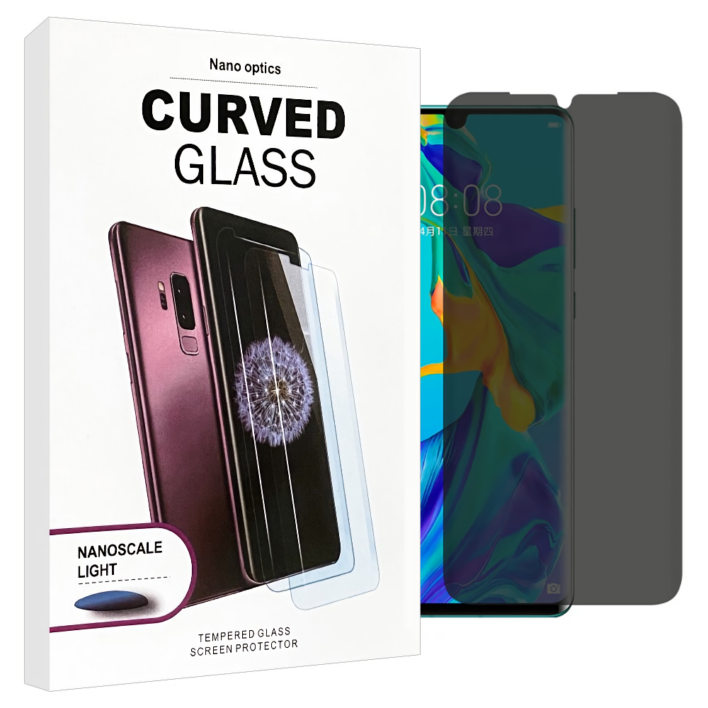 Huawei P30 Pro Nano Optics UV Privacy Curved Tempered Glass Screen Protector