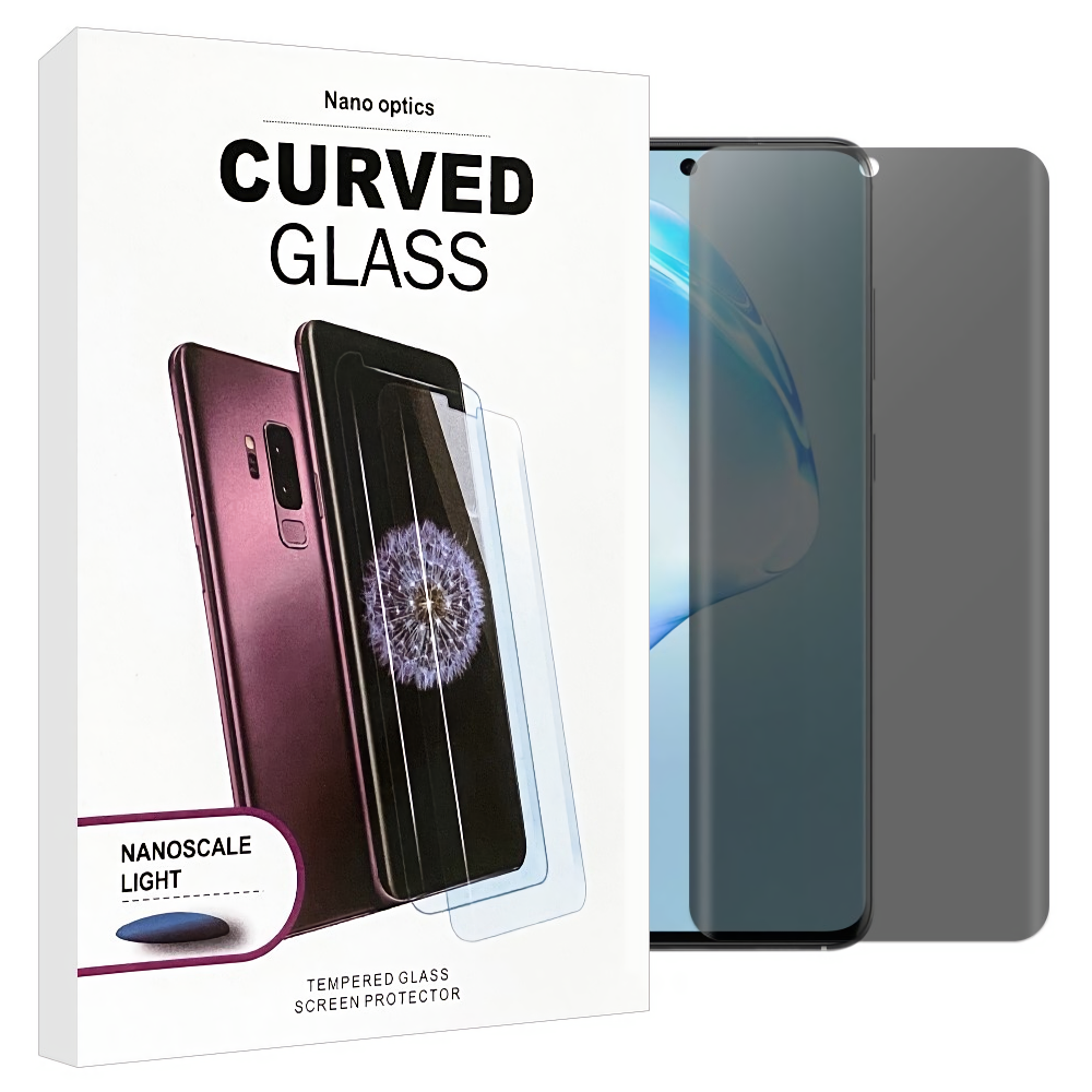 Huawei P50 Pro Nano Optics UV Privacy Curved Tempered Glass Screen Protector