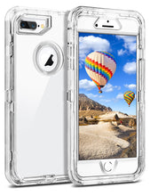 Load image into Gallery viewer, iPhone 6+ / 6S+ / 7+ / 8+ Transparent ShockProof Heavy Duty Case
