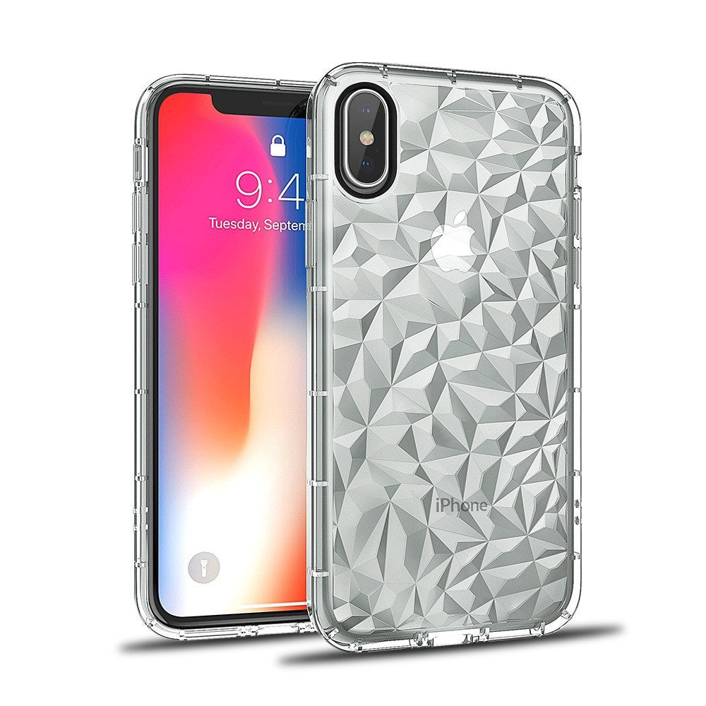 iPhone X / XS Transparent Diamond Case
