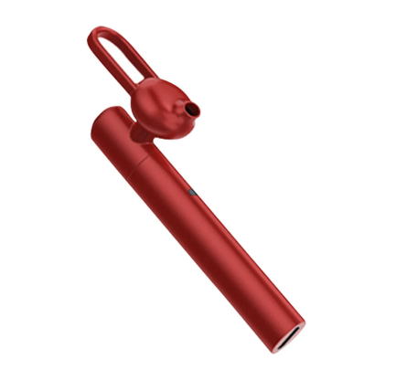 Single Wireless Business Bluetooth Stereo Hanging Earphone, Red