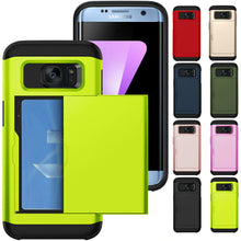 Load image into Gallery viewer, Samsung Galaxy S6 Slim Armor Card Slide Case
