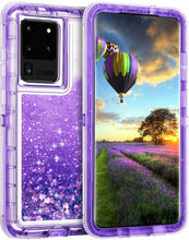 Load image into Gallery viewer, Samsung Galaxy S20 Ultra Liquid Glitter Shockproof Case
