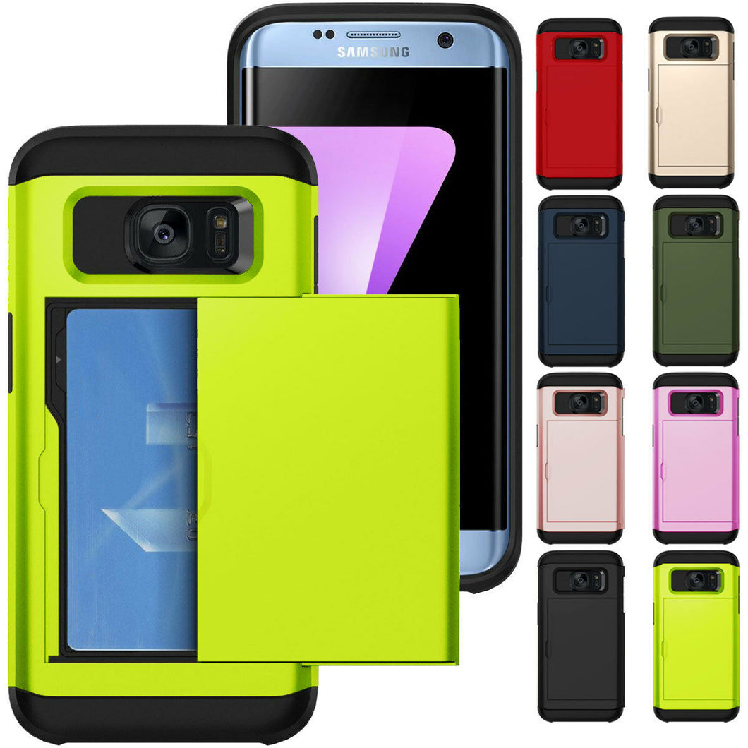 Samsung Galaxy A7 (SM-A7100) Slim Armor Card Slide Case