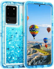 Load image into Gallery viewer, Samsung Galaxy S20 Ultra Liquid Glitter Shockproof Case
