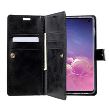 Load image into Gallery viewer, Samsung Galaxy S10 5G Mercury Goospery Mansoor Diary 9 Card Wallet Case
